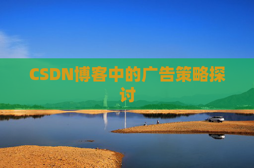 CSDN博客中的广告策略探讨