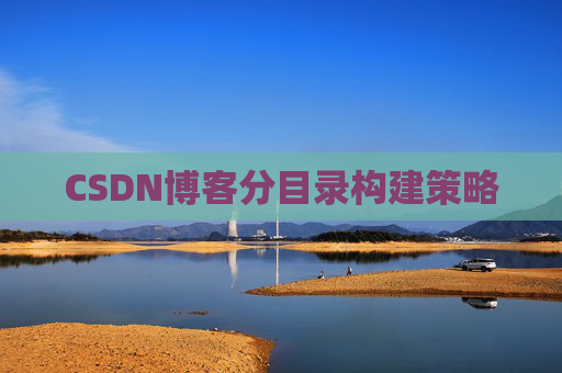 CSDN博客分目录构建策略